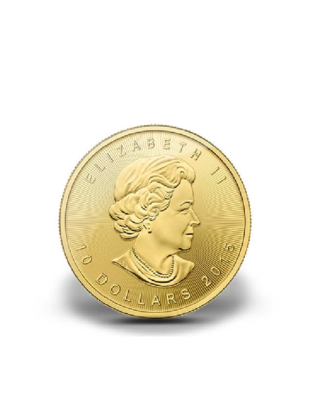 A maple gold coin