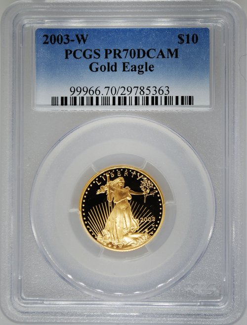 1/4 oz Proof Gold Eagle (PCGS & NGC Certified)