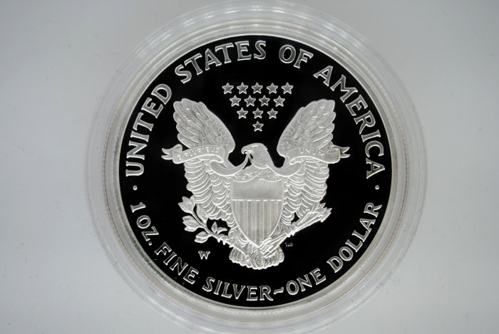 2004-W Proof Silver Eagle with Box & COA