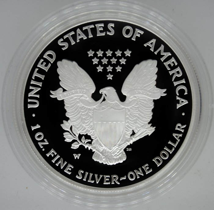 2006-W Proof Silver Eagle with Box & COA