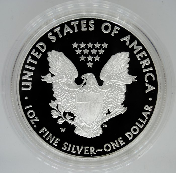 2011-W Proof Silver Eagle with Box & COA