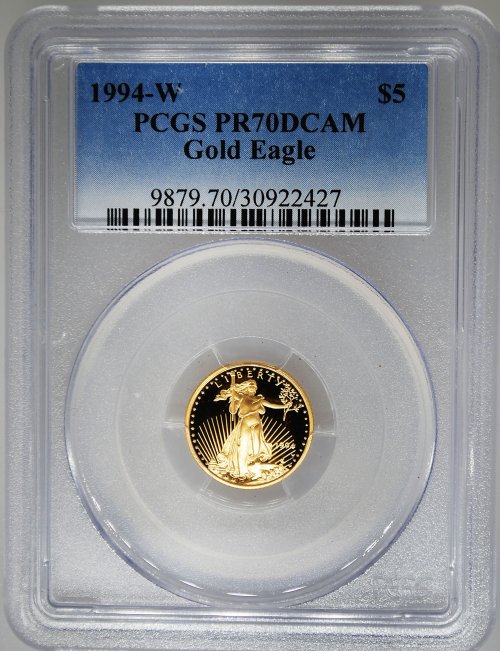1/10 oz Proof Gold Eagle (PCGS & NGC Certified)