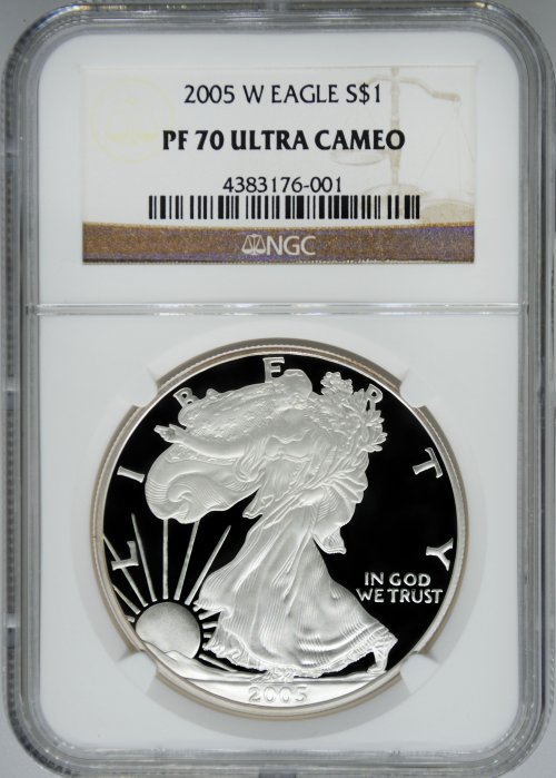 2005-W NGC PF70 Ultra Cameo Proof Silver Eagle
