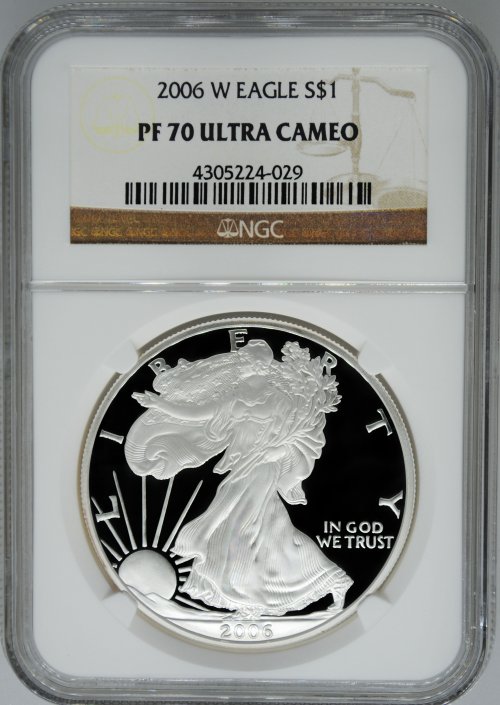 2006-W NGC PF70 Ultra Cameo Proof Silver Eagle