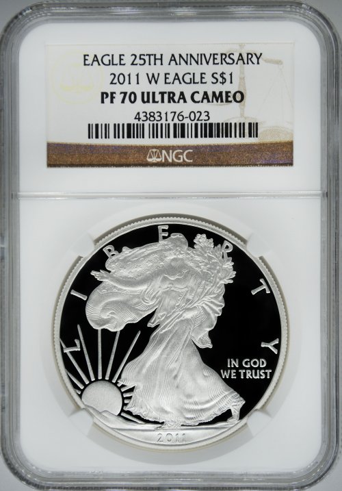 2011-W NGC PF70 Ultra Cameo Proof Silver Eagle