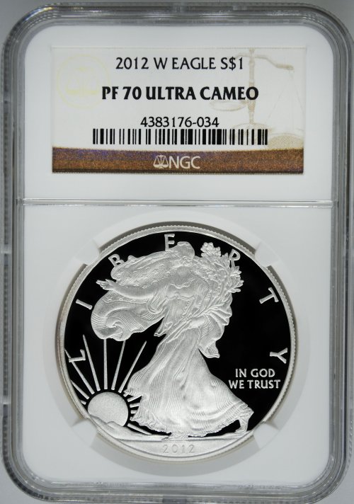 2012-W NGC PF70 Ultra Cameo Proof Silver Eagle