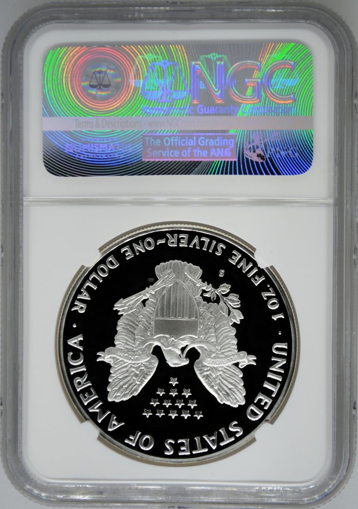 1989-S NGC PF70 Ultra Cameo Proof Silver Eagle