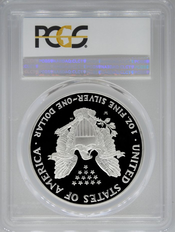 one ounce proof silver eagle coin