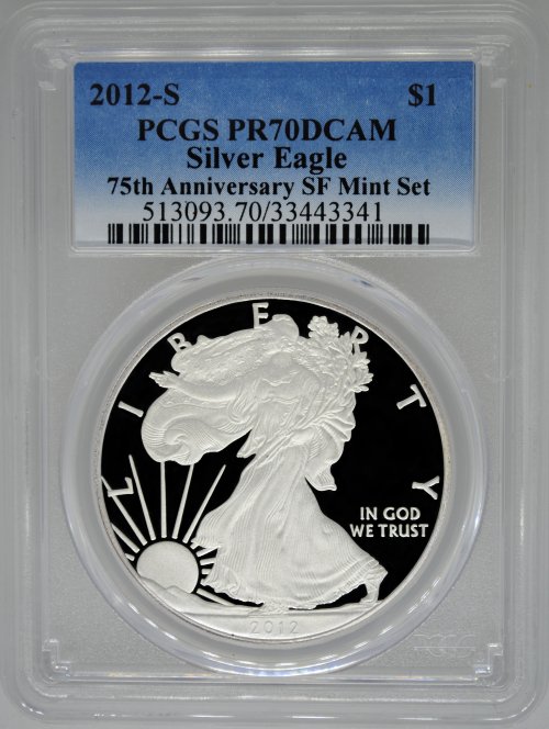 2012 silver eagle proof