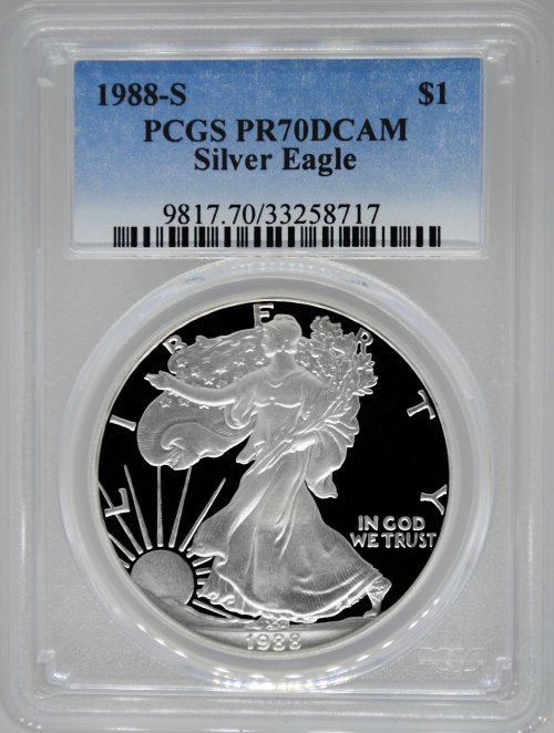 1988 silver eagle coin