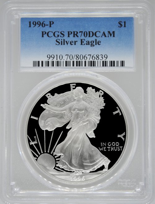 silver eagle proof mintage