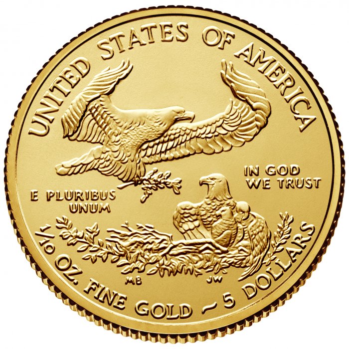 Uncirculated 1/10 oz Gold Eagle Various Dates